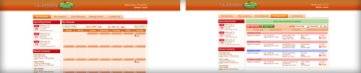 TL Cannon / Applebee\'s: Event Dashboard
